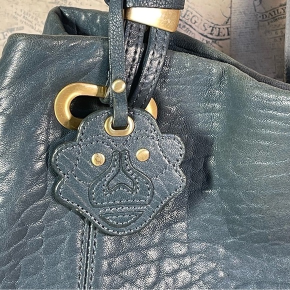 Kipling Jaelyn Large Green Leather Tote Bag - Picture 8 of 13